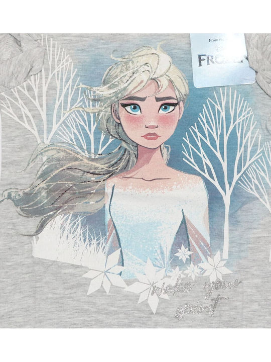 Disney Детска пижама Лятна Сив Frozen