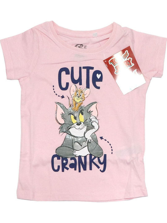 Looney Tunes Παιδική Πιτζάμα Καλοκαιρινή Ροζ