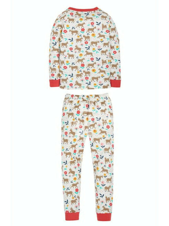 Frugi Set Top & Bottom Kids Winter Cotton Pyjamas Multicolour