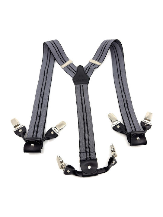 Legend Accessories Suspenders Printed Gray