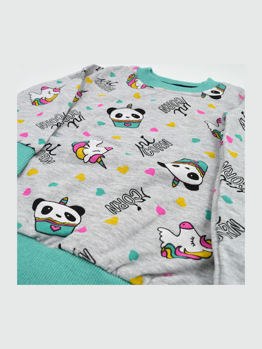 Extan Bebe Kids' Pajamas Winter Gray