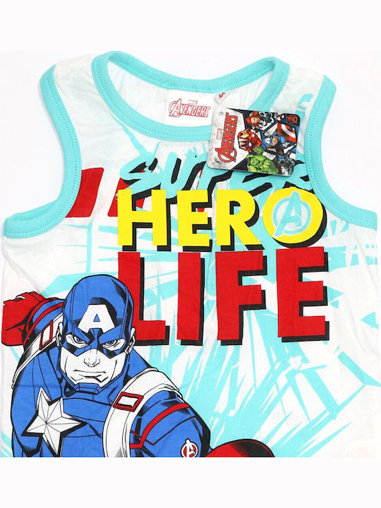 Marvel Детска пижама Лятна Сив