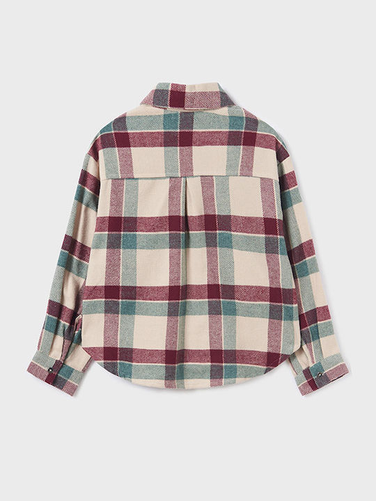Kinder Geprüft Hemd Kurzarm Denim Lila