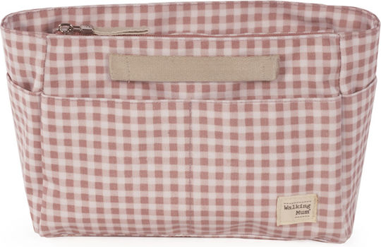 Walking Mum Kinderzimmer-Aufbewahrungskörbe Kulturtasche I Love Vichy Rosa