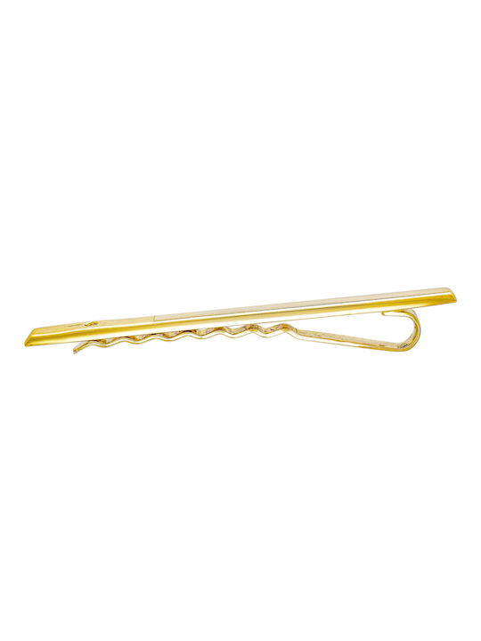 Kiriakos Gofas Gold Tie Clip Gold 14K 6.01x0.39cm