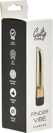 Guilty Toys Clasic Vibrator 13.5cm Alb