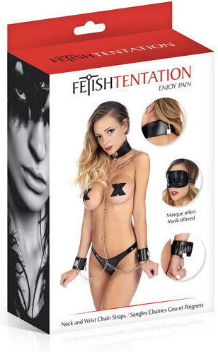 Fetish Tentation Guler în Culoare Negru