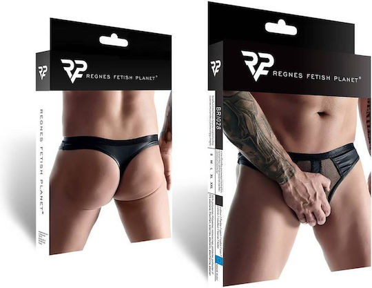 Demoniq Ανδρικό Sexy String Μαύρο
