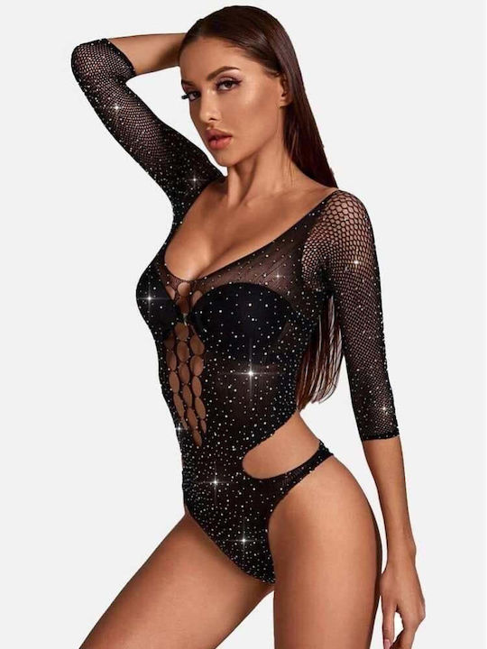 Vaqua Sexy Bodysuit Negru