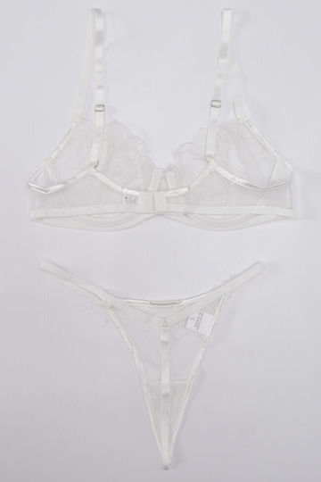 Luigi Sexy Dessous-Set Weiß 3389604