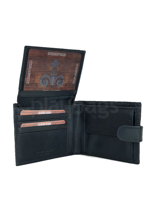 Leather Men's Wallet Classic Black