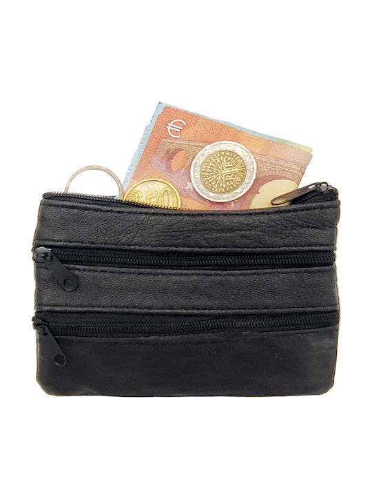 Leather Men's Wallet Cards Black