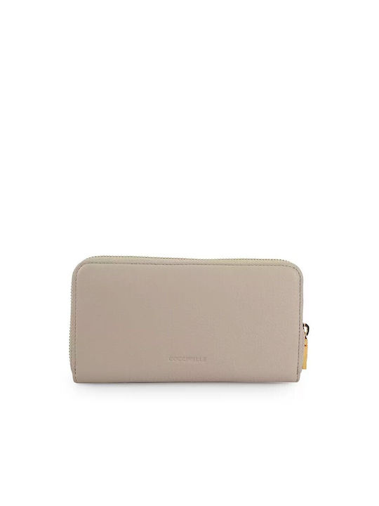 Coccinelle Myrine Large Leather Women's Wallet Beige