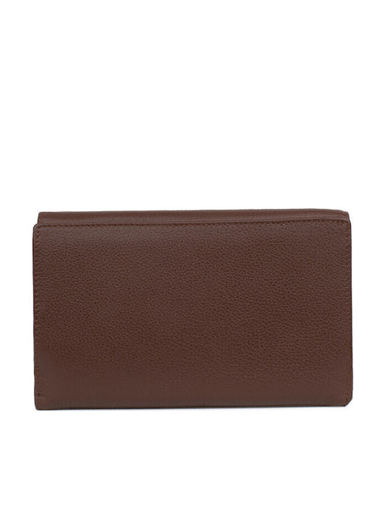 Small Leather Women's Wallet Classic Brown