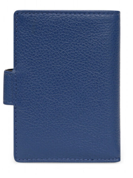 Small Leather Women's Wallet Classic Light Blue