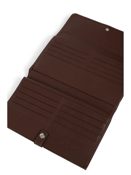 Small Leather Women's Wallet Classic Brown
