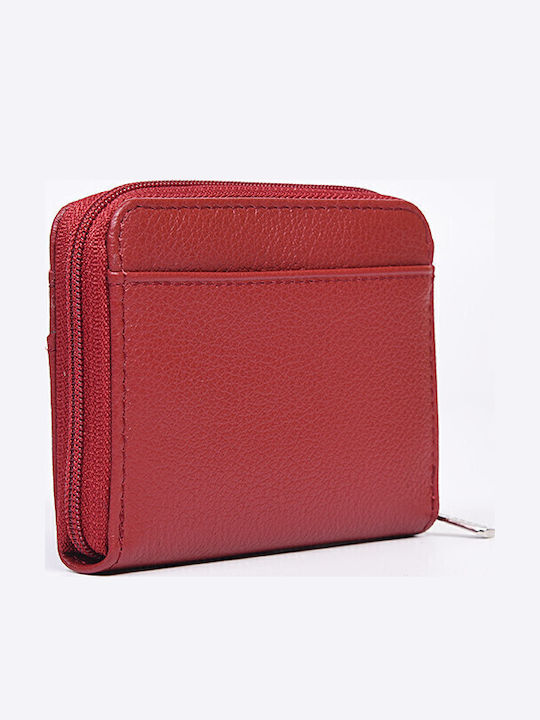 Small Leather Women's Wallet Classic Burgundy