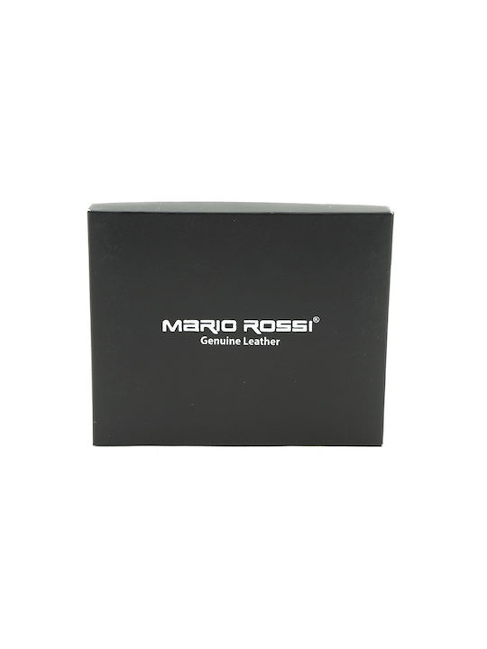 Mario Rossi Small Leather Women's Wallet with RFID Red