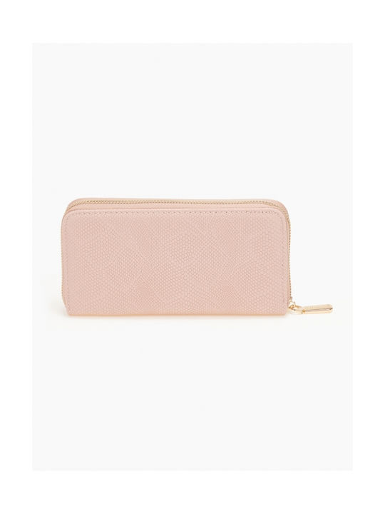 Issue Fashion Large Zipper Wallet Pink 19x2.5x10cm