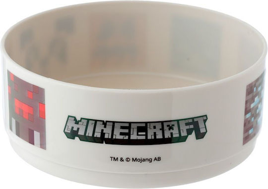Plastic Kids' Dinner Set Minecraft Multicolour 13 x 10cm