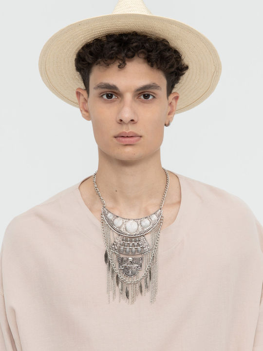 Aristoteli Bitsiani Men's Hat Fedora Beige