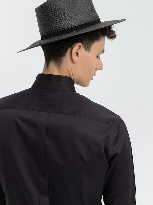 Aristoteli Bitsiani Men's Hat Fedora Black