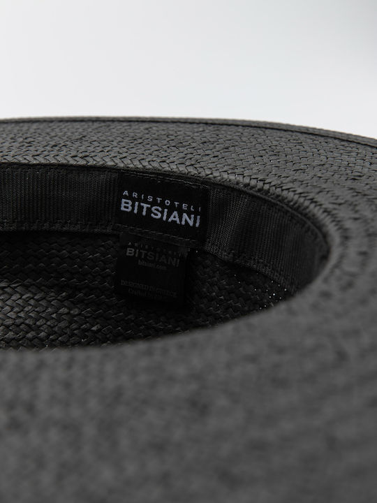 Aristoteli Bitsiani Men's Hat Fedora Black