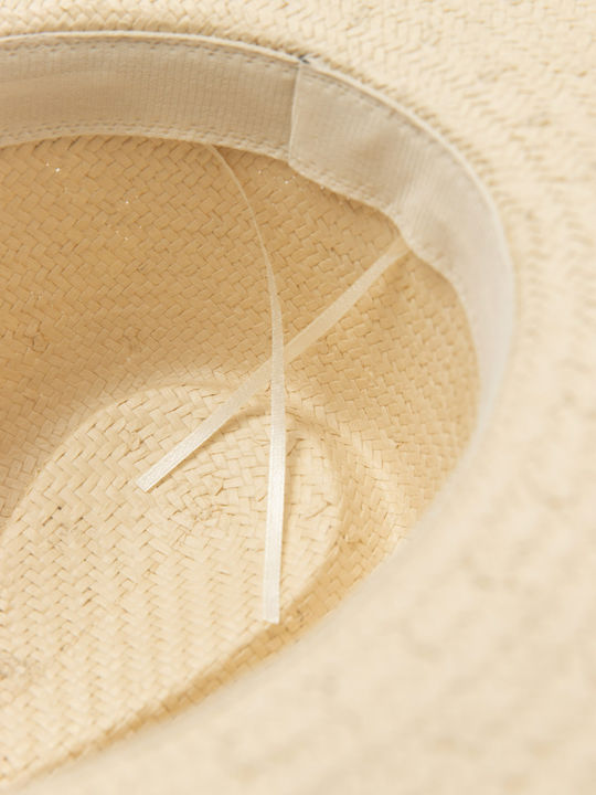 Aristoteli Bitsiani Men's Hat Fedora Beige