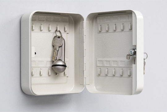 Thirard Wall Key Hook Metallic 20 Hooks With Lock 200x75cm