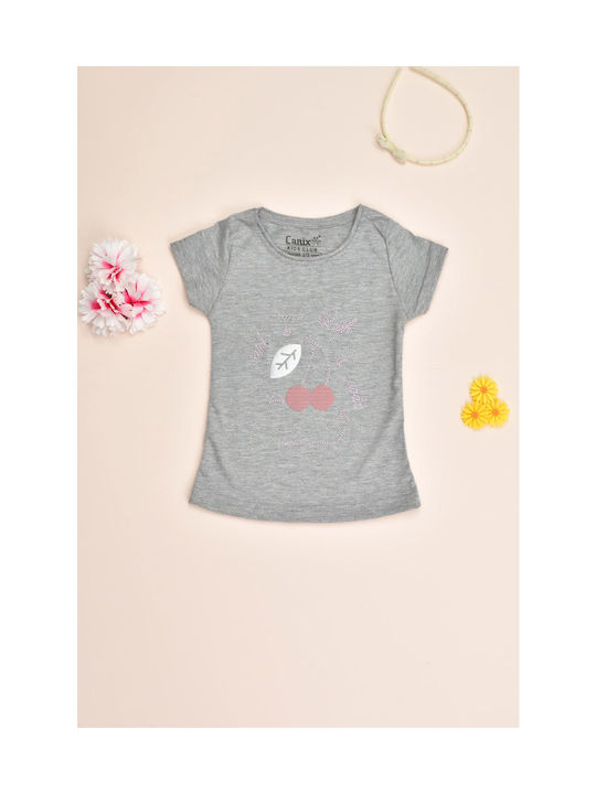 Potre Kinder-T-Shirt Gray