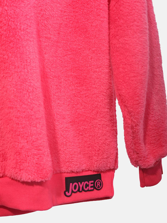 Fleece Kids Sweatshirt with Hood Orange