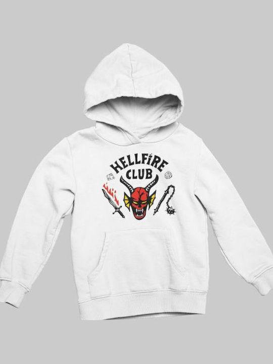 Kinder-Sweatshirt mit Kapuze und Taschen Schwarz