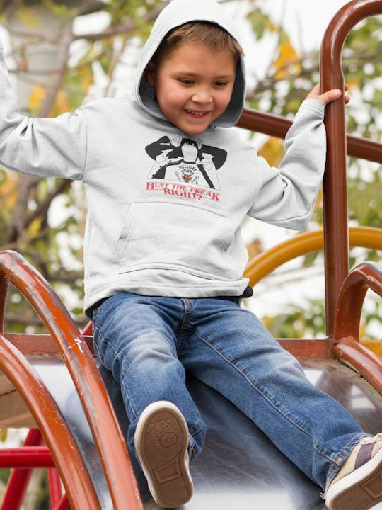 TKT Kids Sweatshirt with Hood and Pockets Gray