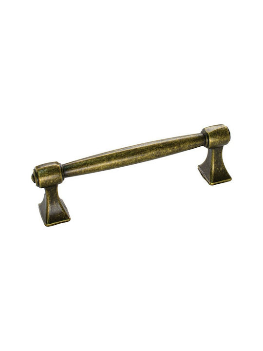 Viobrass Antique Handle Furniture made of Metallic in Bronze Color 146mm (Center Distance 128mm) 712 1pcs