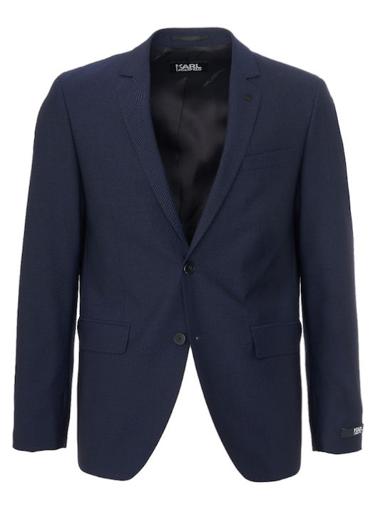 Drive Men's Suit with Vest Blue