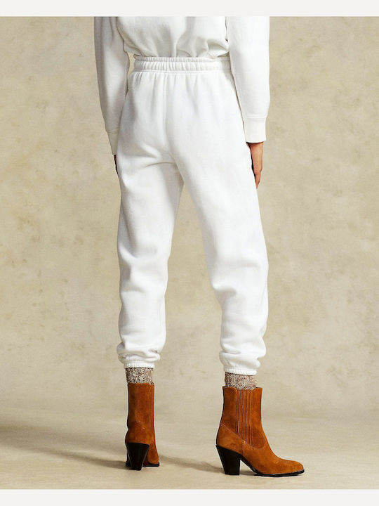 Ralph Lauren Sweatpants Fleece White