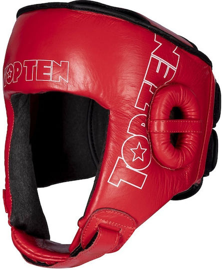 Top Ten Boxhelm Erwachsene Offenes Gesicht Rot