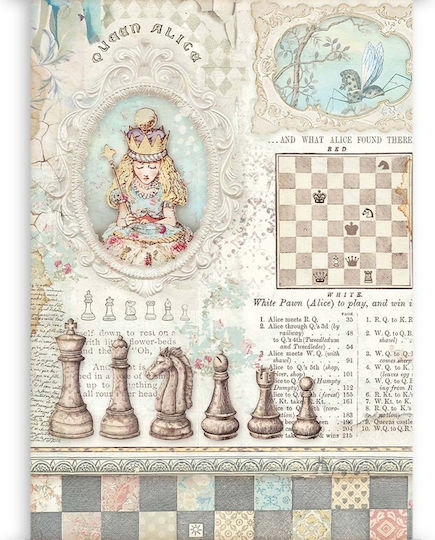 Stamperia Alice Paper Decoupage Transparent