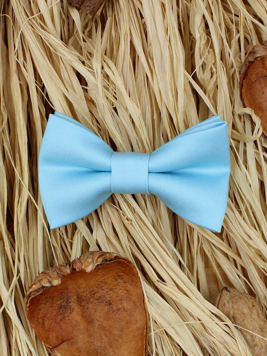 JFashion Baby Fabric Bow Tie Light Blue