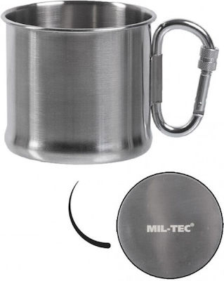 Mil-Tec Stainless Steel Glass for Camping 0.5lt