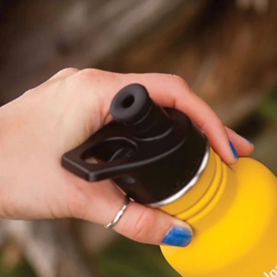 Klean Kanteen Spare Lid for Thermos made of Steel Black