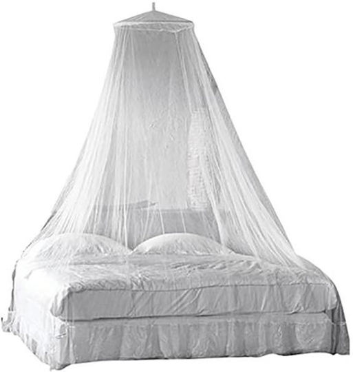 Double Camping Mosquitos Nest White 65x200x260cm