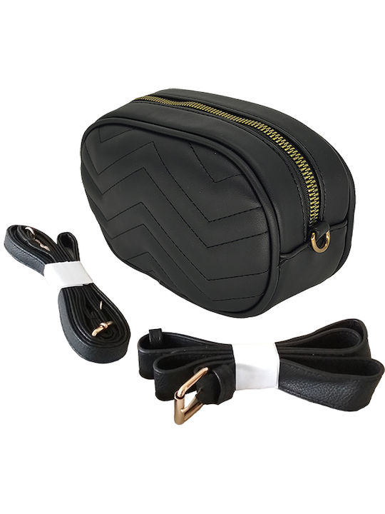 Gift-Me Leather Waist Bag Black