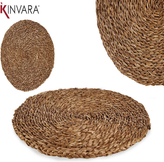 Arte Regal Round Rattan Placemat Brown 40cm Arte Regal Round Rattan Placemat Brown 40cm