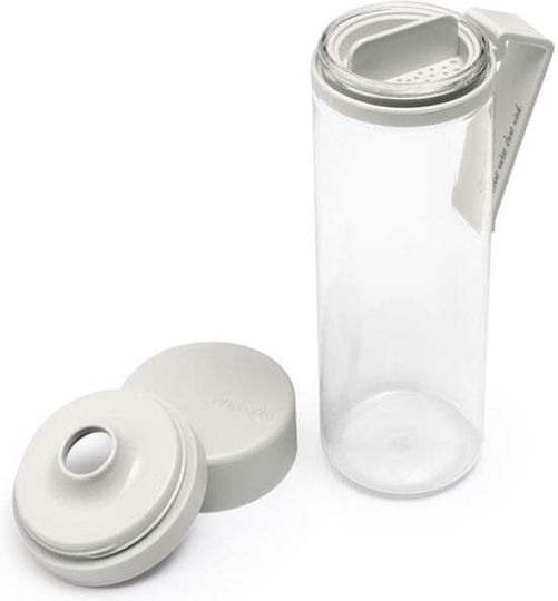 Brabantia Flasche Wasser Glas mit Schraubverschluss Gray 500ml