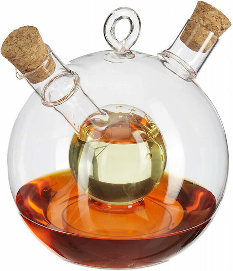 Relaxdays Δοχείο Λαδιού Γυάλινο με Ροή 375ml