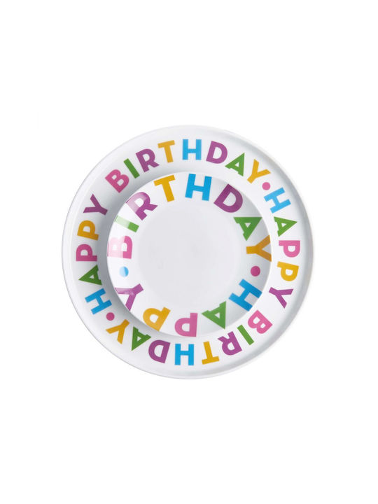 Butlers Happy Birthday Πιατέλα Σερβιρίσματος Οβάλ από Πορσελάνη Πολύχρωμη
