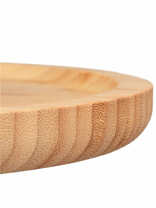 Relaxdays Lemn Platou pentru desert 3 niveluri Alb Ø30xY36cm L25xL25xH36cm 1buc