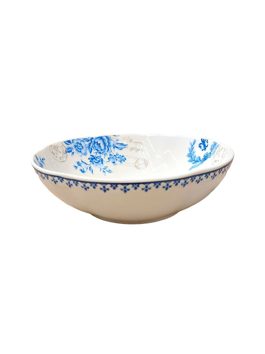 Porcelain Salad Bowl Multicolour 22x22cm