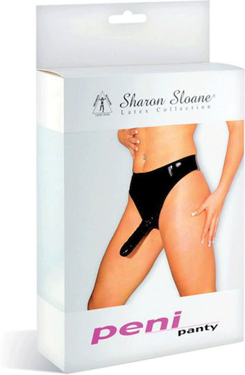 Sharon Sloane Unterwäsche mit Dildo in Schwarz Farbe